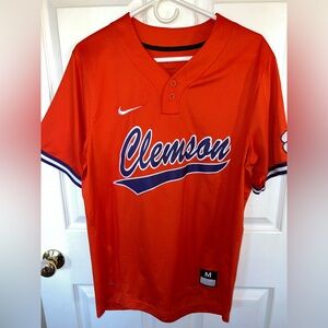 Clemson University Tigers Nike Baseball Jersey Size Medium